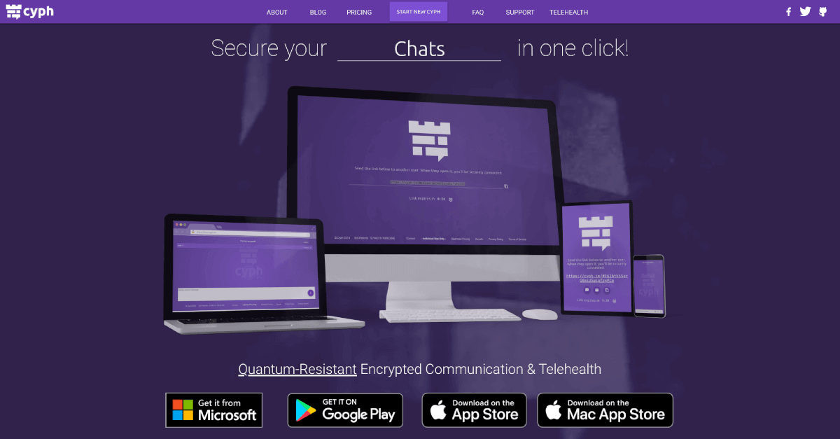 Cyph – A cryptographically secure messaging and social networking service